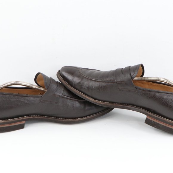 Bally Scribe Soft Calf Leather Penny Loafers Brown main image 11
